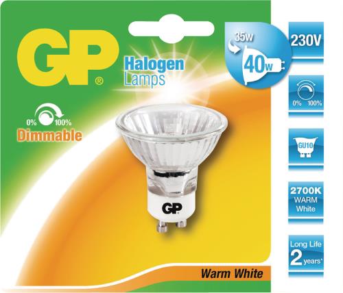 GP 054559-HLME1 Halogeenlamp reflector draai energiebesparend GU10 35 W