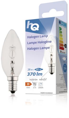 HQ B35E1428W Halogeenlamp kaars E14 28 W 370 lm 2 800 K