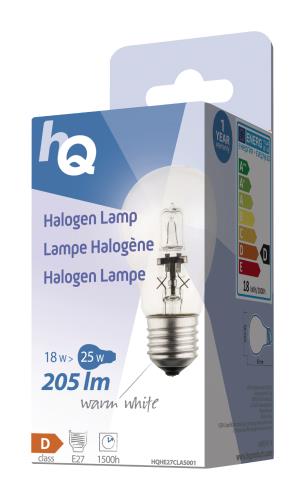 HQ A55E2718W Halogeenlamp classic GLS E27 18 W 205 lm 2 800 K