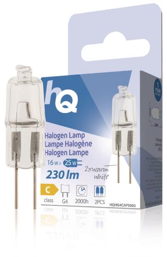 HQ G4G416W Halogeenlamp capsule G4 16 W 230 lm 2 800 K