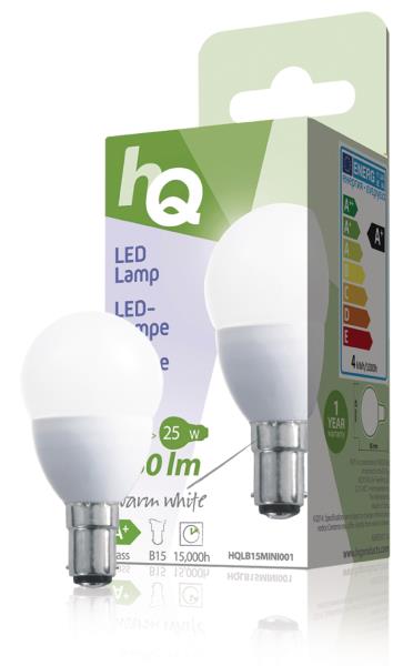HQ 5722 3514 21 18 LED-lamp mini-globe B15 3,5 W 250 lm 2 700 K