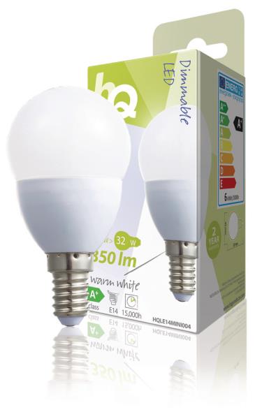HQ 5822 5511 21 18 Dimbare LED-lamp mini-globe E14 5,5 W 350 lm 2 700 K