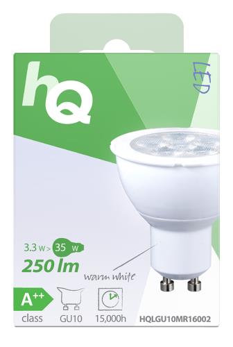 HQ 5740 0415 21 18 LED-lamp MR16 GU10 4W 250 lm 2 700 K