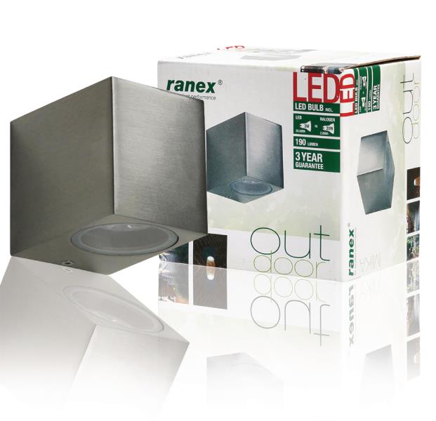Ranex 5000.464 LED-wandlamp voor buitenshuis
