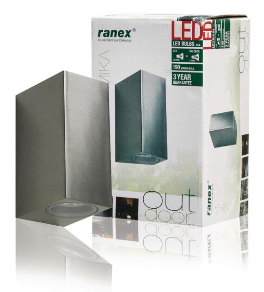 Ranex 5000.465 SMD LED-wandlamp voor buitenshuis