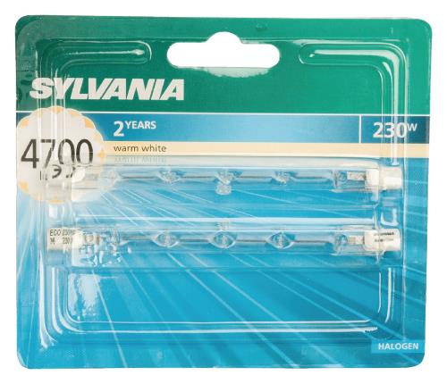 Sylvania 0021646 Eco-lamp lineair 118 mm 230 W R7S BL2