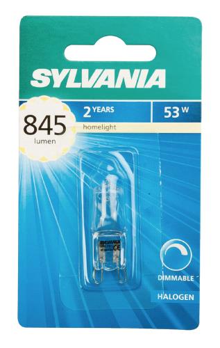 Sylvania 0022837 Hi-Pin Eco 53 W G9 BL1