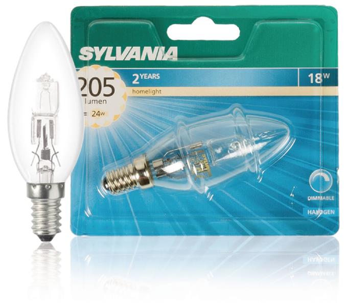 Sylvania 0023775 Klassieke Eco-kaarslamp 42 W E14