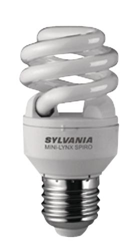 Sylvania 0035211 MLFS spiro spiraal spaarlamp 827 E27 12 W BL1