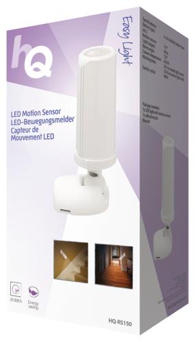 HQ HQ-RS150 LED lamp met bewegingssensor en zaklamp 3 lichtstanden