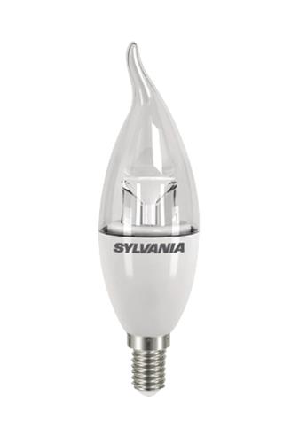 Sylvania 0026938 ToLEDo Led Lamp Kaars Bent Tip ckear 6,5w 470LM E14