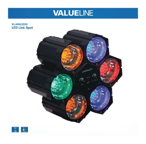 Valueline VLLINKLED20 Linkspot 6 lichten