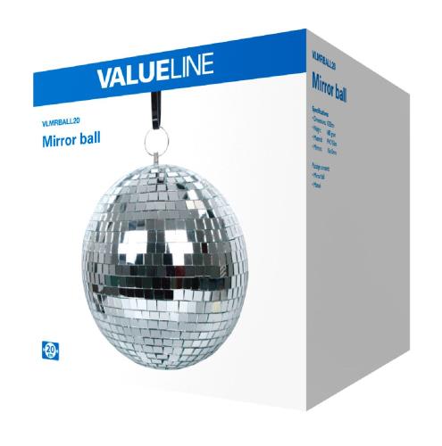 Valueline VLMRBALL20 Spiegelbal 20 cm
