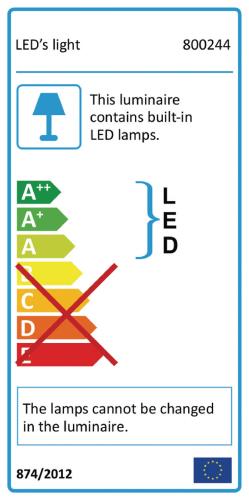 LED's Light 800244 LED panel 18 W 1120 lm 3000 K