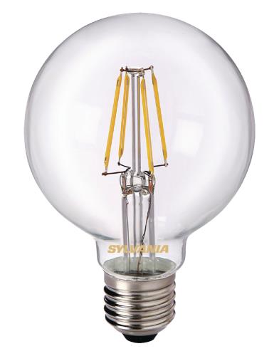 Sylvania 0027170 Retro Filament LED lamp GLOBE 4W 470LM E27 2700K