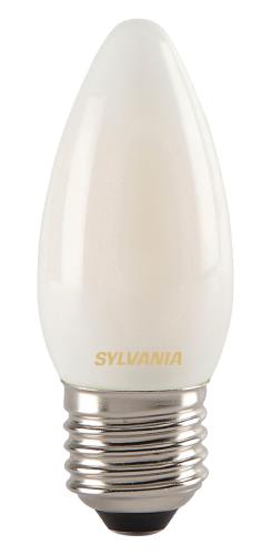 Sylvania 0027289 Retro Filament LED lamp Candle 4W Satin 400Lm E27
