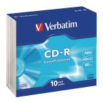 Verbatim 43415 CD-R Extra Protection 700 MB Slim Case 10 stuks