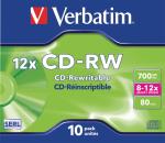 Verbatim 43148 CD-RW 12x 700 MB Jewel Case 10 stuks