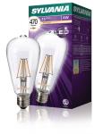 Sylvania 0027175 Retro filament LED lamp ST64 4W 470LM E27 2700K