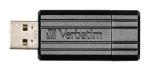 Verbatim 49062 USB2.0 Stick 8 GB PinStripe zwart