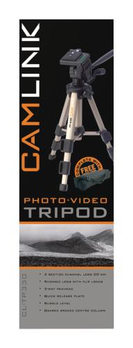 Camlink CL-TP330 TP330 foto video tripod