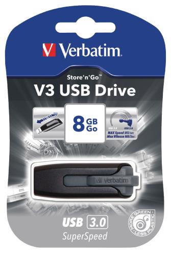 Verbatim 49171 USB3.0 Stick 8 GB Store 'n' Go