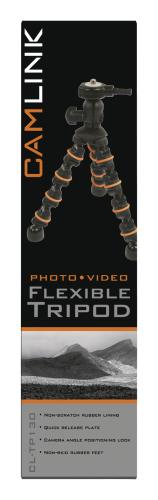 Camlink CL-TP130 Flexibele tripod 5 secties