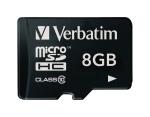 Verbatim 44012 MicroSDHC-kaart 8 GB Class 10