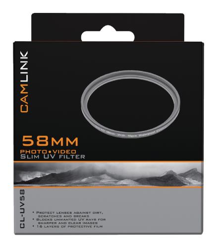 Camlink CL-UV58 Dunne UV-filter 58 mm