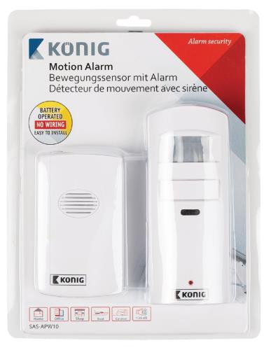 König SAS-APW10 Alarm met bewegingsmelder 130 dB