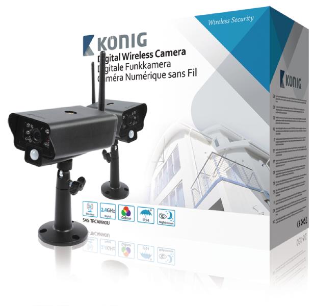 König SAS-TRCAM40 Digitale 2.4 GHz draadloze camera voor SEC-TRANS60