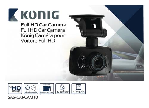 König SAS-CARCAM10 Full HD autocamera