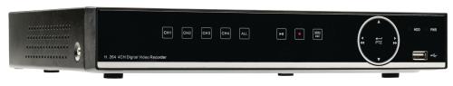 König SAS-DVR1004 Digitale beveiligingsvideorecorder uitgerust met een ingebouwde 500 GB harde schijf