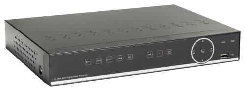 König SAS-DVR1004 Digitale beveiligingsvideorecorder uitgerust met een ingebouwde 500 GB harde schijf