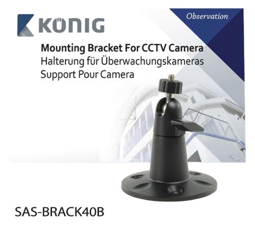 König SAS-BRACK40B zwarte camerasteun