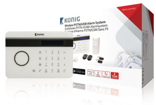 König SAS-ALARM300 Draadloos PSTN/GSM alarmsysteem