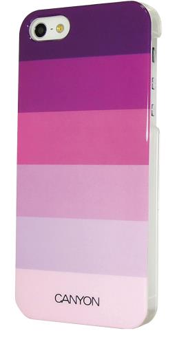 Canyon CNA-I5C02P iPhone 5 hard cover case met stylus en screen protector paarstinten