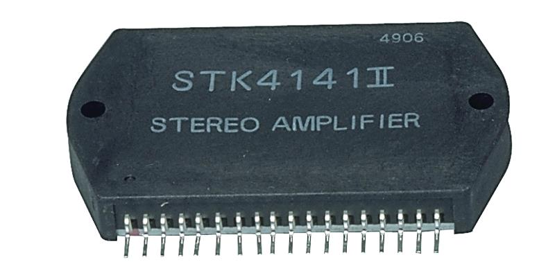 Sanyo STK4141II-SAN Power amplifier 2x25 W 26 V .04% 50 KHz