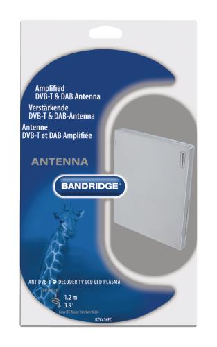 Bandridge BTV416EC Aktieve/versterkte DVB-T & DAB Antenne