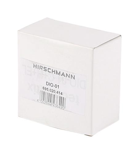 Hirschmann 695020414 Enkelvoudige wandcontactdoos