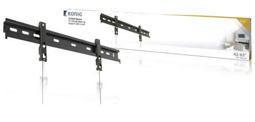 König KNM-LLED10 Muurbeugel ultra plat 37-65" / 94-165 cm - 60 kg / 132 lbs