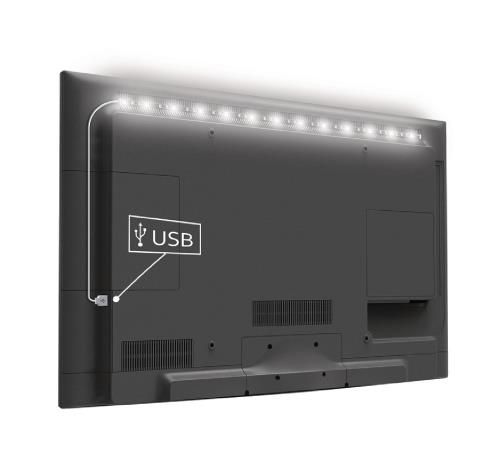 König KNM-ML1W USB TV-mood light LED 1 strip 90 cm koel wit