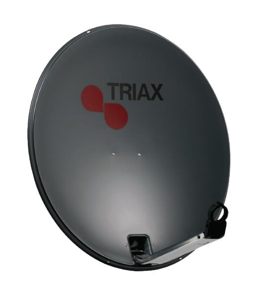 Triax 120611 Steel dish 64 cm, ral 7016 antracite