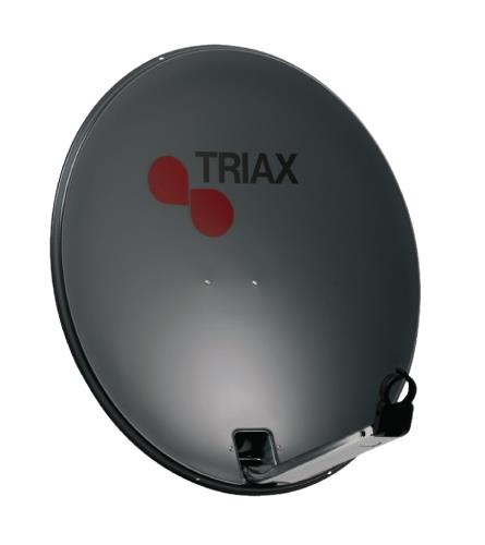Triax 120811 Steel dish 88 cm, ral 7016 antracite