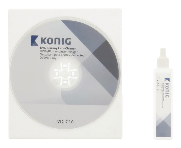 König TVDLC10 DVD/Blu-ray lens reiniger 20 ml reinigings vloeistof