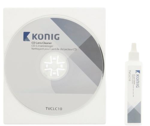 König TVCLC10 CD lens reiniger 20 ml reinigings vloeistof