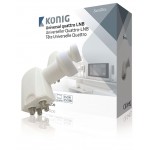 König KN-LNB-QT20 Universele quattro LNB 0.2 dB voor multiswitch