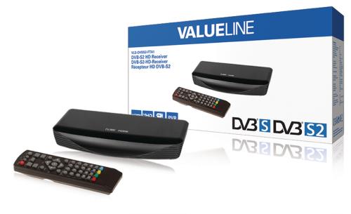 Valueline VLS-DVBS2-FTA1 DVB-S2 Full HD ontvanger 1080p HDMI PVR