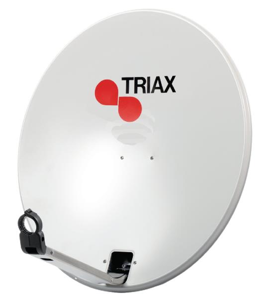 Triax 120121 Steel dish 110 cm, ral 7035 grey
