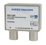 Hirschmann 695020466 CATV 2-weg opdruk IEC splitter